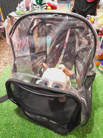 Mochila transparente
