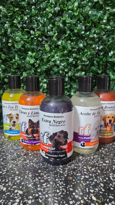 Shampoo para mascotas marca Free Natur