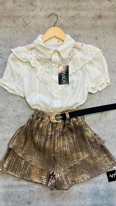 Camisa Manga Princesa