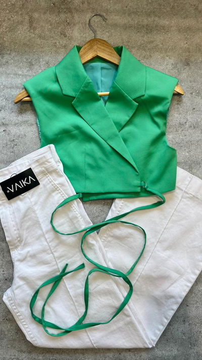 Chaleco sastrero corto