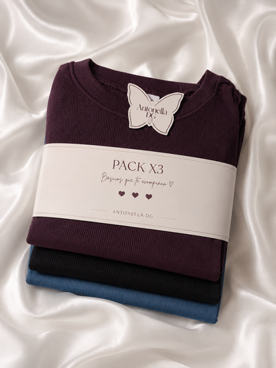 PACK x 3 ✨ Básicas Morley