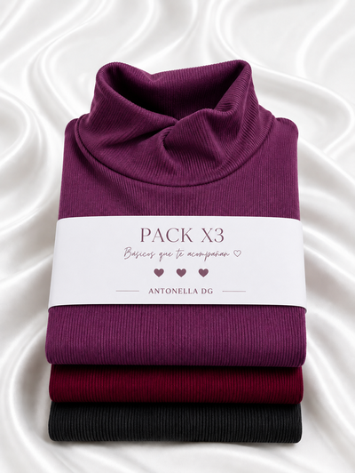 Pack x 3 ✨ Poleras