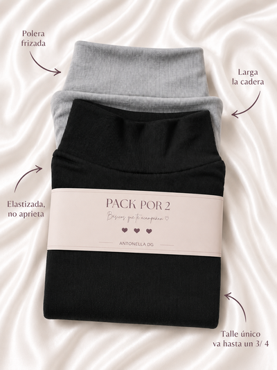 Pack x 2 ✨ polera frizada
