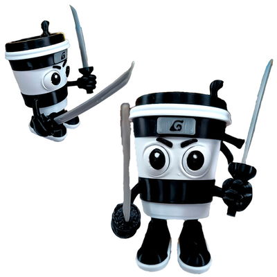 Brainrot Muñeco Articulado Meme Italian Capuchino Asesino 3D