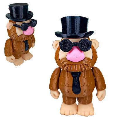 Brainrot Muñeco Articulado Meme Italian Mateoo Mateooo 3D