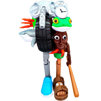 Brainrot Muñeco Articulado Meme La Grande Combinacion 3d