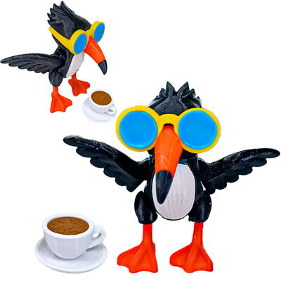 Brainrot Muñeco Articulado Meme Italian Frulli Frulla 3D