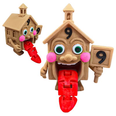 Brainrot Muñeco Articulado Meme Italian Esok Sekolah 3D