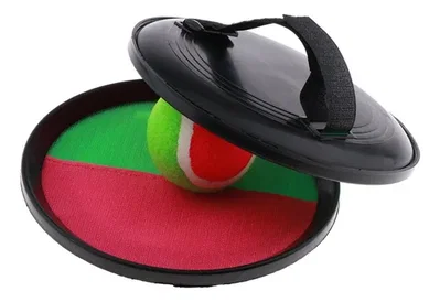Juego Playa Lanza Y Atrapa Con Abrojo Catch Ball Palet Aire Libre