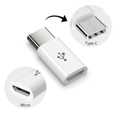 Adaptador Micro USB Hembra Usb Tipo C Macho