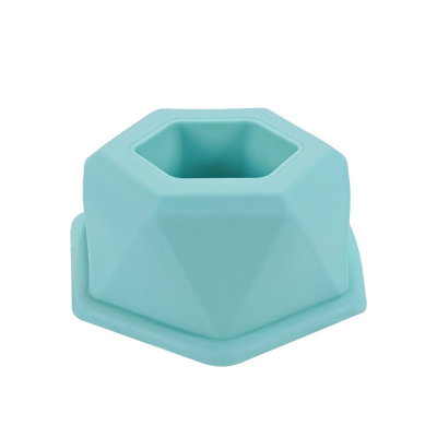 Molde Para Maceta Hexagonal Molde De Silicona 6 Lados