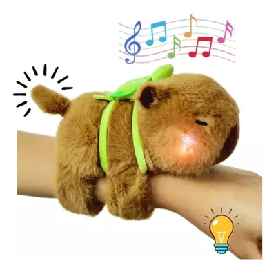 Peluche Capybara Animal Capibara Juguetes Con Cola Giratoria