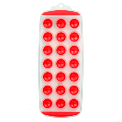 Cubetera De Hielo Plastico Y Silicona 18 Cubos Hielera Para Freezer
