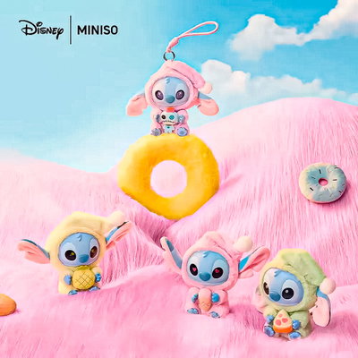 Peluche Stitch Sorpresa Disney Colección Miniso Llavero