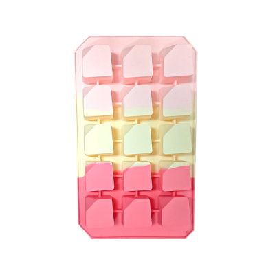 Cubetera De Silicona Con Tapa Hermetica Hielo En Forma De Prisma