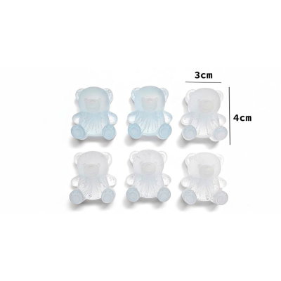 Cubetera De Silicona Con Tapa Hermetica Hielo En Forma De Osito