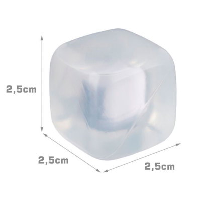 Cubitos De Hielo Reutilizables Transparentes Pack X10 Unidades