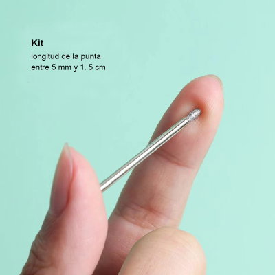 Puntas Para Pulidores Limpiador Cutículas Torno Manicura 12 Piezas