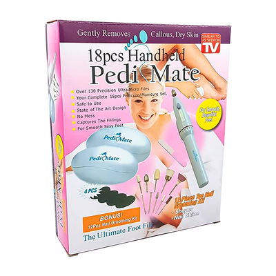 Torno Para Uñas Pedicura Y Manicura 10 Cabezales + Lima + Quita Callos