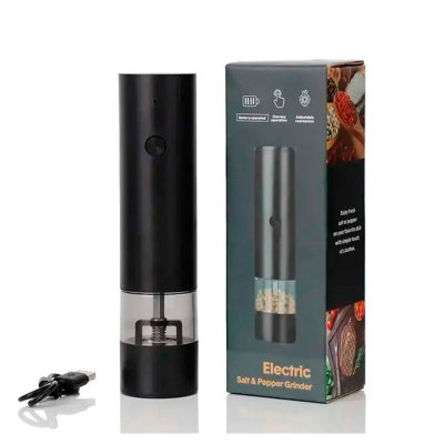 Molinillo Pimentero Electrico Automatico Recargable Por USB