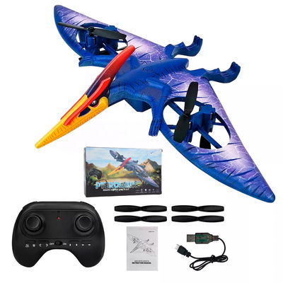 Drone Dinosaurio Pterosaurio Dron Volador Con Control Remoto Sonido Led