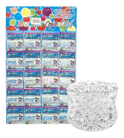 Pack 1000 Perlas Orbis Bolitas Biogel Hidrogel Agua Juego Centro de Mesa Adornos