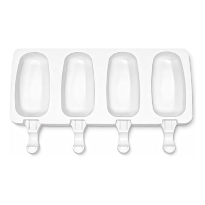 Molde De Silicona 4 Paletas De Helado Redondeada