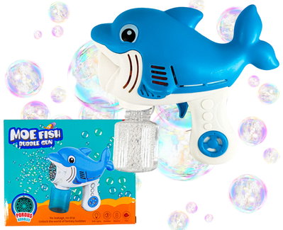 Burbujero Automático Delfín Pistola Electrica De Burbujas Con Luces Led