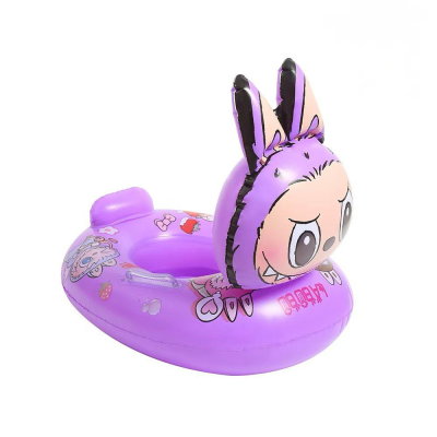 Asiento Flotador Inflable Labubu Respaldo Manijas Pileta