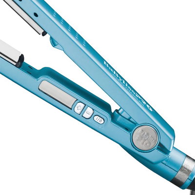 Plancha De Pelo BabylissPro Nano Titanium BNT4091TUZ Bivolt - Azul y Rosa