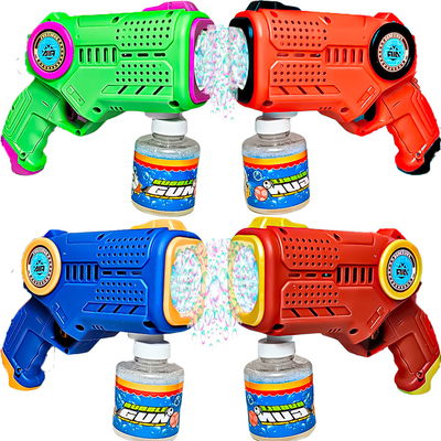 Burbujero Automático Pistola Electrica Led A Pila Liquido Niño Tiktok