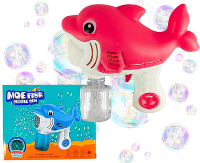 Burbujero Automático Delfín Pistola Electrica De Burbujas Con Luces Led