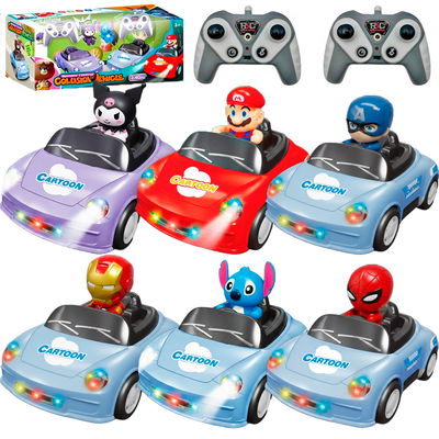 Autitos Chocadores Carritos Chocones Control Remoto Led Con Sonido Música