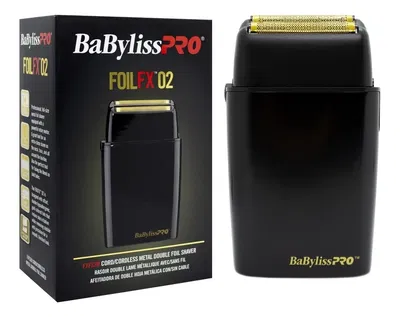 BaByliss 4ArtistsFoil FX02 Negro Afeitadora Doble Hoja Inalámbrica Black