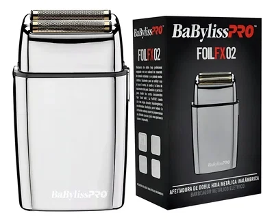 BaByliss 4ArtistsFoil FX02 Plateado Afeitadora Doble Hoja Inalámbrica Silver
