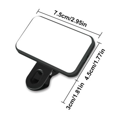 Luz Led Para Telefono Y PC Con Gancho Clip Recargable