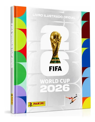 Álbum Mundial 2026 Tapa Dura Plateado World Cup Oficial Panini Brasil