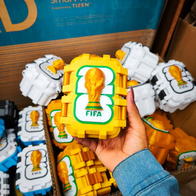 Caja Porta Figuritas Mundial Futbol Estuche 3D 2026 Grande