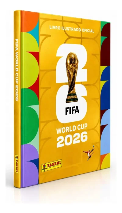 Album Tapa Dura Dorado Mundial 2026 Oficial Panini Brasil