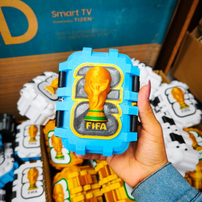 Caja Porta Figuritas Mundial Futbol Estuche 3D 2026 Grande