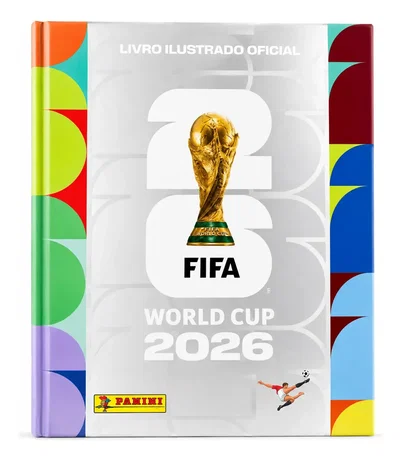 Álbum Mundial 2026 Tapa Dura Plateado World Cup Oficial Panini Brasil