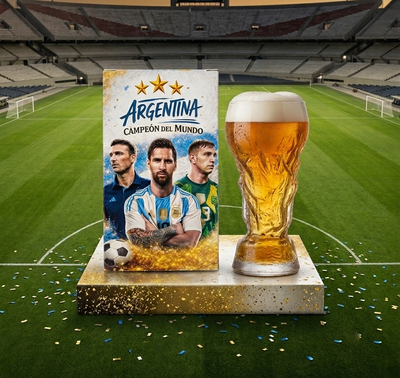 Vaso Cervecero De Vidrio Mundialistas 800 ml