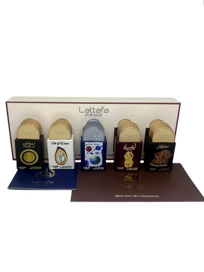 Set A de perfumes 5u x 20ml Pride Lattafa