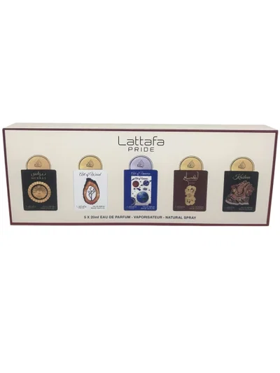 Set A de perfumes 5u x 20ml Pride Lattafa