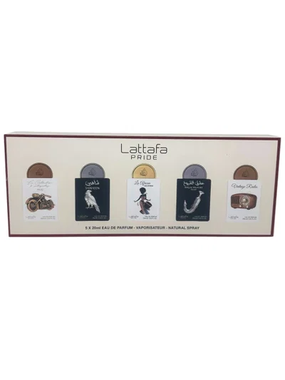 Set B de perfumes 5u x 20ml Pride Lattafa