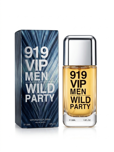 Mini Perfume 919 Vip Men Wild Party Eau De Parfum Hombr 30ml