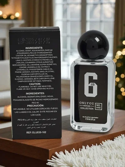Mini Perfume 6am 8162 By Onlyou Eau De Parfum Hombre 30ml