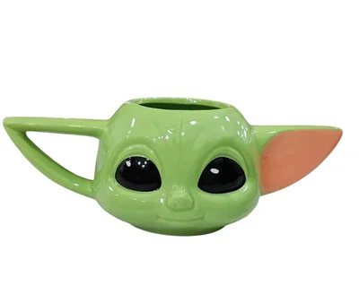 Taza Grogu Baby Yoda 3D de Cerámica  Star Wars