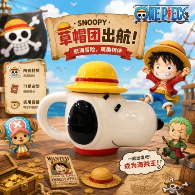 Taza Snoopy One Piece