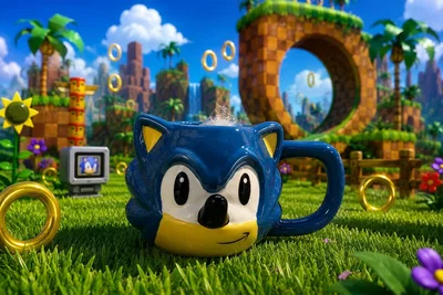 Taza De Sonic 3D